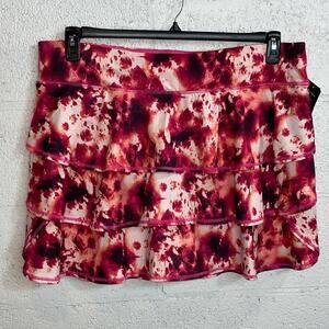 ID Ideology Plus Size -pink shock Print Active Skort 3x